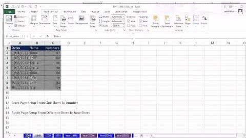 Excel Magic Trick 1049 Copy Page Setup From One Sheet To Another (nowtelugu.com)