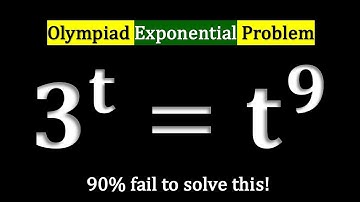 Have you tried this tricky Exponential Question?