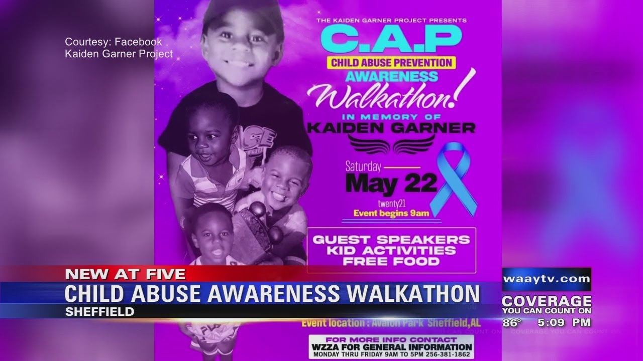 Shoals walkathon aims to raise child abuse awareness - YouTube