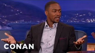 Anthony Mackie Was The Only Black Man In Hawaii | CONAN on TBS