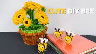 DIY Bee Tutorial: Make Your Own Cute Pipe Cleaner Decorations