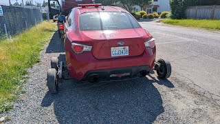 Collins Dollies on 2 Cars | 4 Vehicles to IAA on the Rollback | 2 Subarus + Chevy & Lexus IS350