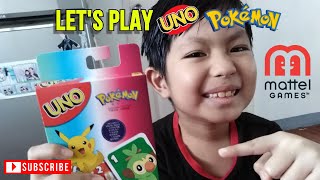 Let's Play Uno Pokémon Card Game!