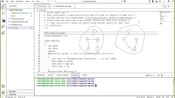 Copy Constructor And Destructor