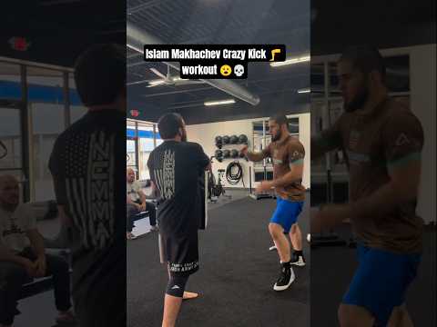 Islam Makhachev Crazy kick 🦵 workout 😮💀 # #mma #ufc #islammakhachev