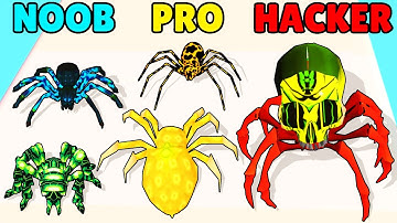 Spider Evolution Adventure NOOB vs PRO vs HACKER