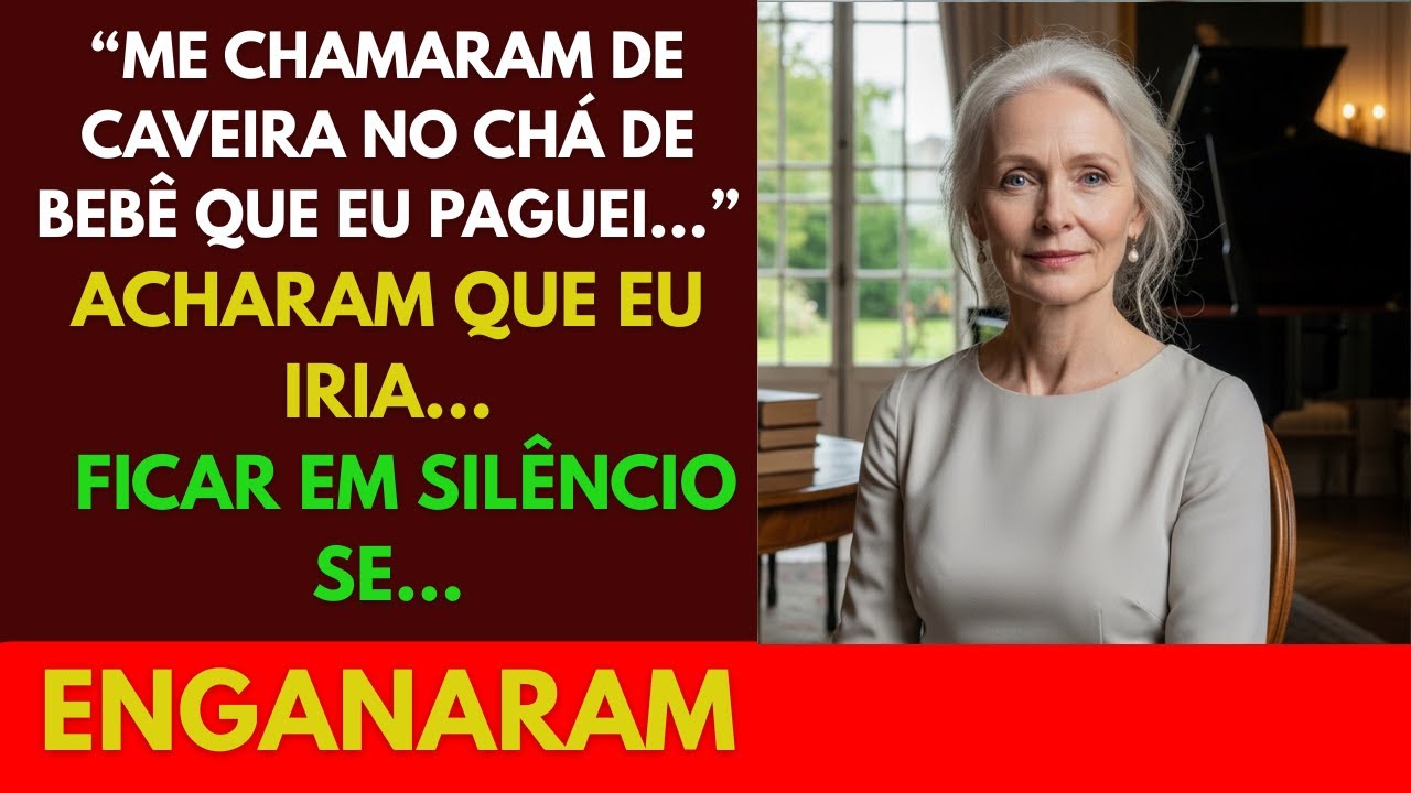 “Me chamaram de ‘caveira’ no chá de bebê que eu paguei — e acharam que eu ficaria em silêncio”