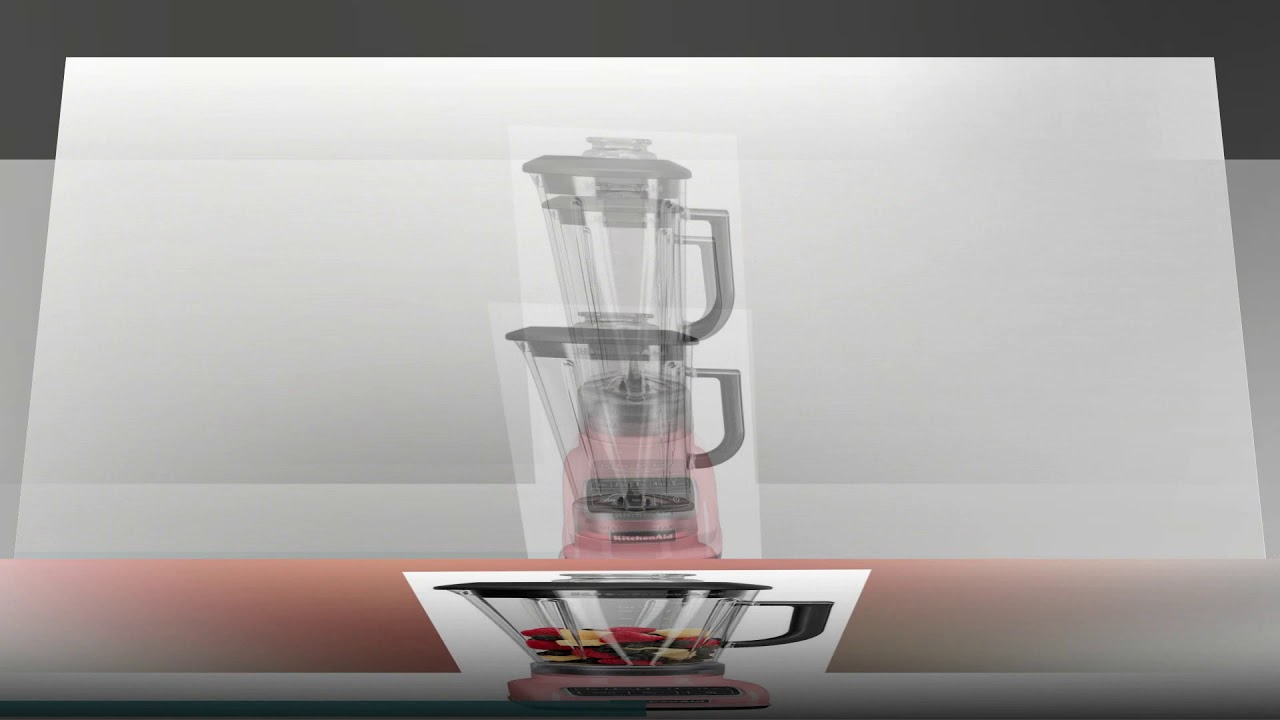 KitchenAid KSB1575GU 5Speed Diamond Blender, Guava Glaze YouTube