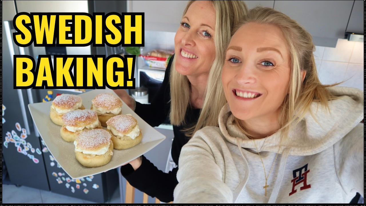 Афинский видеоблог: шведские булочки с кремом! Семлор || Жизнь в Греции