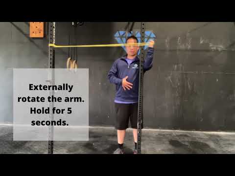 Shoulder ER at 90 degrees Flexion
