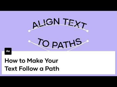 How To Make Your Text Follow A Path In After Effects