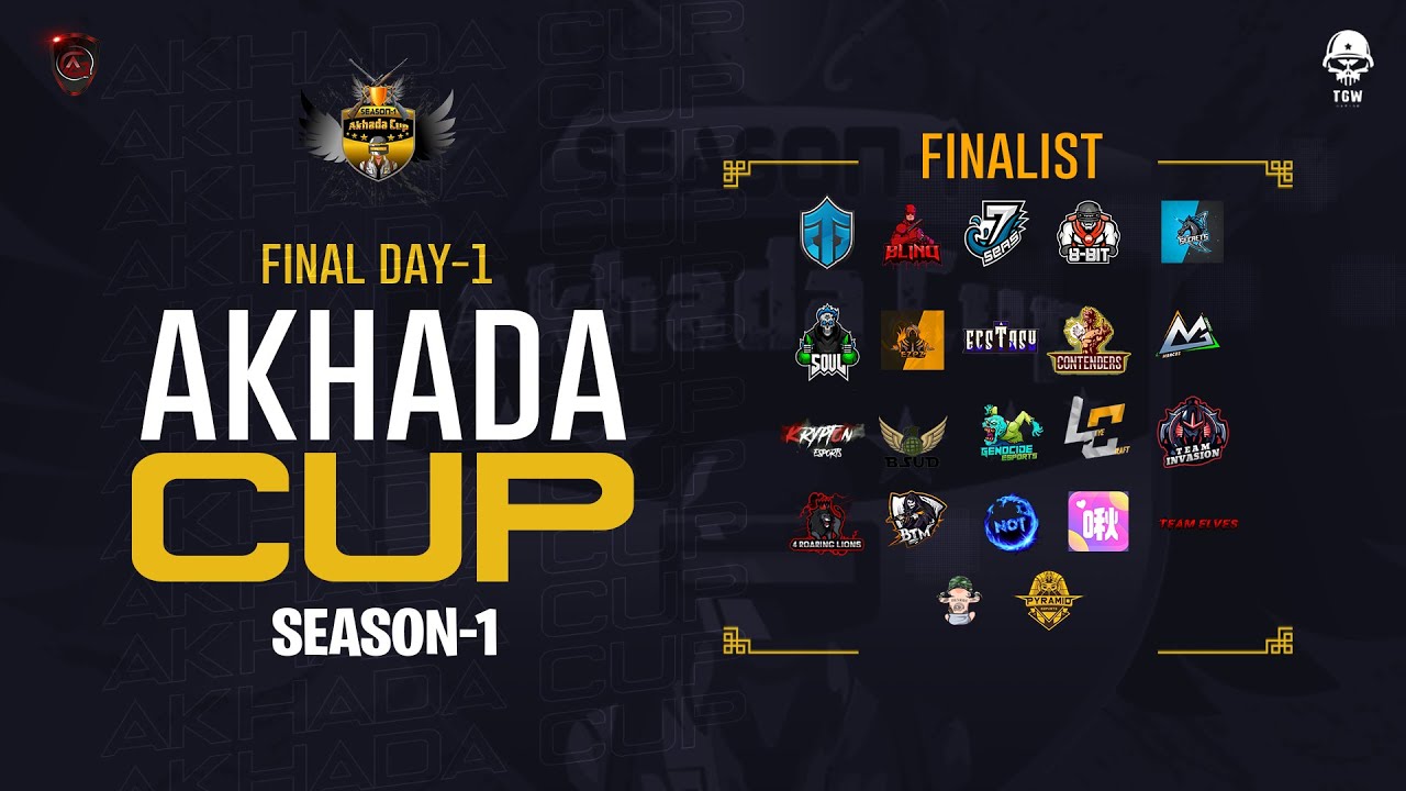 PUBG MOBILE Akhada Cup Season 1 Finale Day 1  FT. Soul Entity Mgzed | GAxTGW