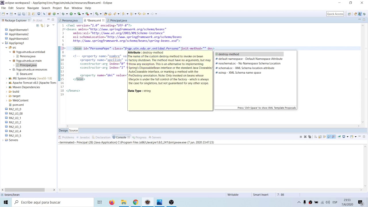 Curso Spring Core - Video 3 - Beans XML - Métodos Destroy init - YouTube