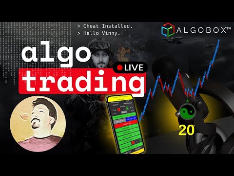 Ninjatrader Algo Trading 🟢 Live Futures Trading | Day Trading W Vinny Emini