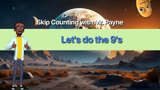 Skip Counting by 9s | Multiplication Song with Mr. Payne | Fun Brain Break for Kids