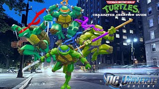 DCUO CHARACTER CREATION GUIDE: TMNT (w/theme)
