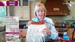 Patricia Nash Noemi Woven Macram Fringe Crossbody Bag screenshot 5