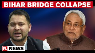 Bihar Bridge Collapse: 'Was Nitish Kumar Govt In A Hurry?', Asks Tejashwi Yadav