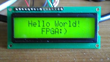 FPGA MAXimator - HD44780