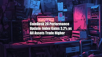 CoinDesk 20 Performance Update: Index Gains 3.2% as All Assets Trade Higher