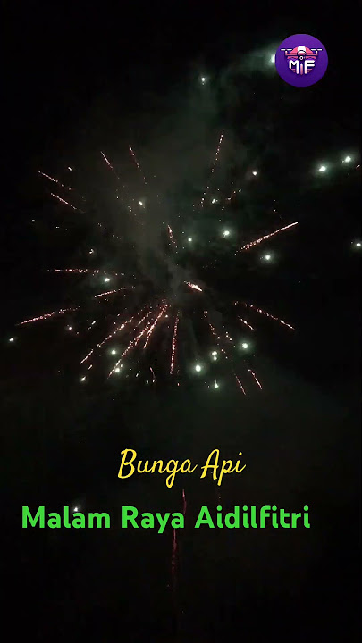 Malam Raya Aidilfitri Bunga Api Paling Best