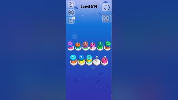 Sort Stack Level 614 WalkThrough Solution