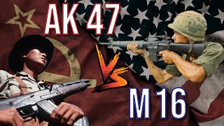 AK-47 vs M16 | Le duel de fusils d'assaut de la guerre froide