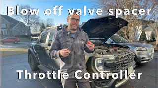 Ranger Raptor Throttle Controller and Blow Off Valve spacer Install / review from Signature Lux