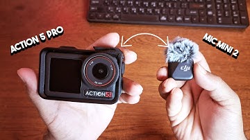 How To Connect DJI Action 5 Pro with Mic Mini 2 Wireless Microphone!