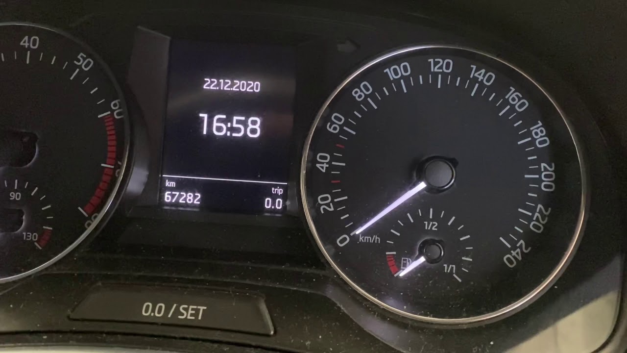 Skoda Fabia inspection reset. YouTube