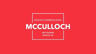 MIS Raider Round-Up: McCulloch