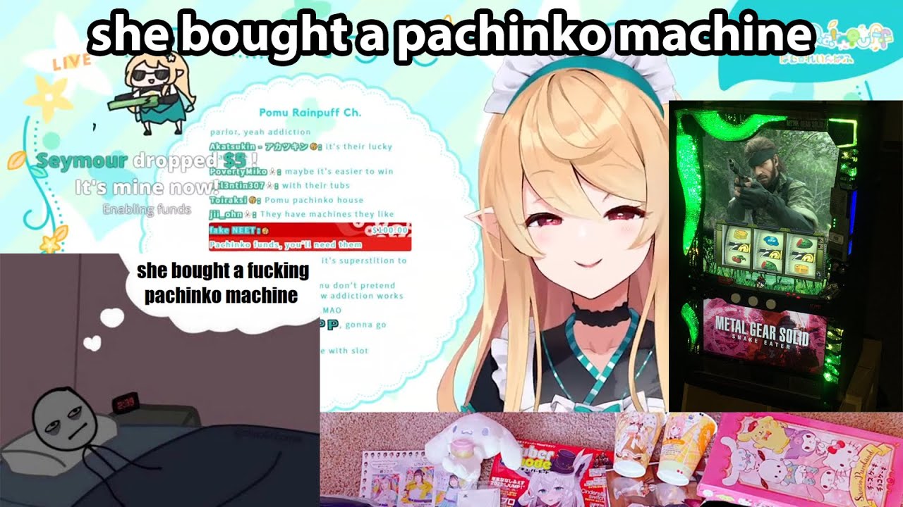 she bought the Snake Eater pachinko machine【NIJISANJI EN】