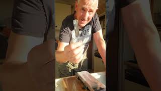 Bevel setting, and fault checks  on a medium grit stone.