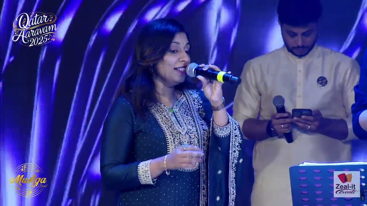 Minnalvala -Malayalam Song Live by Vishnu & Princy |Musiqa Band |Zeal It Events