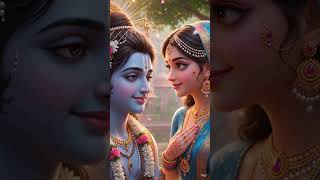 Radha ne Kanhaiya ko apne haathon se tilak lagaya 😍✨ | Dil chhoo lene wala moment 💛 #youtubeshorts