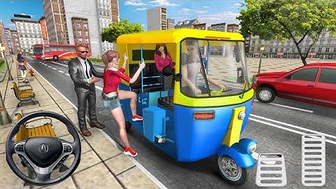 Tuk Tuk Rickshaw Driving Simulator #2 – Realistic Tuk Tuk City Driving – Android Gameplay #Android