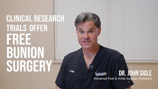 Athlete Statistics Clinical Research Trials Offer Free Bunion Surgery | Dr. John Sigle
