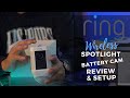 Review - Ring Battery Spotlight Cam - LED Wireless Home Security Camera + Install & Setup