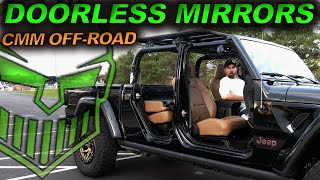 GLADIATOR CMM OffRoad Doorless Mirrors [AND ILLEGAL ARREST]