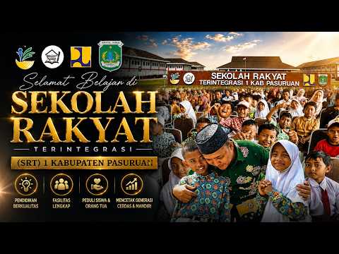Selamat Belajar di Sekolah Rakyat Terintegrasi (SRT) 1 Kabupaten Pasuruan