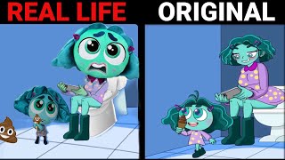 ANGER's DREAM | Inside Out 2 Best TikTok | Original vs Real Life