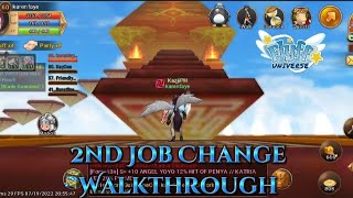 2nd Job Change Walkthrough- Flyff Universe