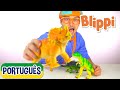 Blippi Português - Música dos Dinossauros | Aprender Cores Vídeos Educativos para crianças