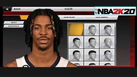 Ja Morant Face Creation | NBA 2K20 Mobile