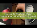 Reseña del TECKNET Ratón Inalámbrico, 3 Modos (BT 5.3/5.0+2.4G) Recargable Ratón Bluetooth Silencios