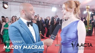 Maddy Macrae On The Red Carpet 2024 Aacta Awards