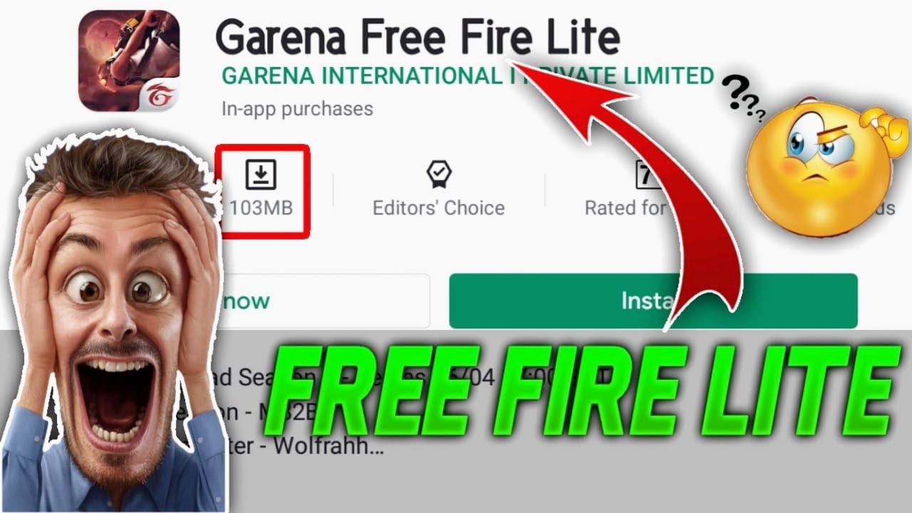 Free Fire Lite Release 100MB || 512MB 1GB 2GB Ram Mobile || SB GAMING ...