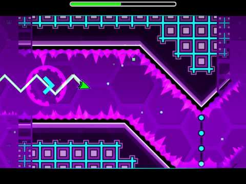''Geometry Dash'' Level 17 - Blast Processing [All coins] - My favourite level of geometry dash