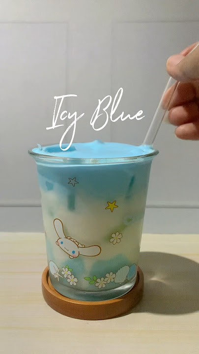 ❄️☁️🩵🤍 # #homecafeindonesia #minumancafe #christmasdrinks #snow  #icyblue #icy #recipe #resepkopi
