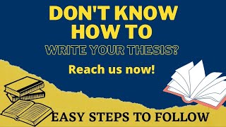 Struggling To Write Your Thesis? Dont Worry Hire And Get The Best Assistance In Thesis Writing.